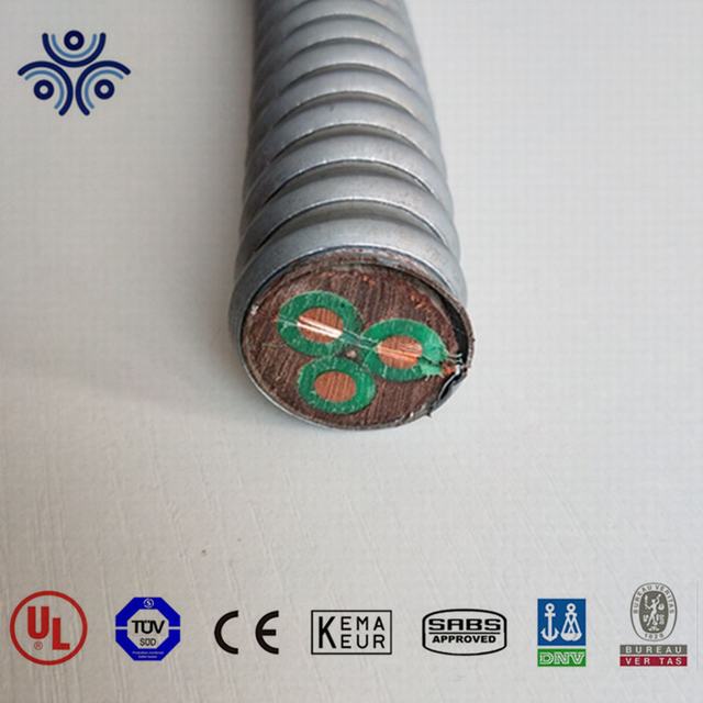 3x2AWG 전원 케이블 전기 잠수정 펌프 (ESP) 케이블 기갑을 표준 강철