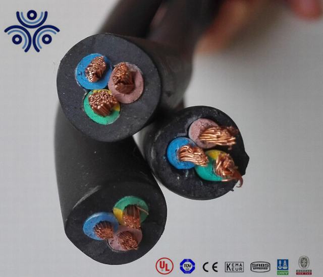 5 core 10mm2 16mm2 25mm2 h07rn-f rubber omhulde flexibele kabel