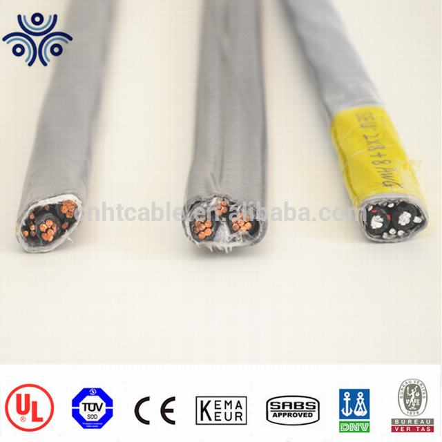 Vergüteter weicher Kupferleiter Sonnenlichtbeständiger grauer PVC-Mantel UL44 SE-Kabel