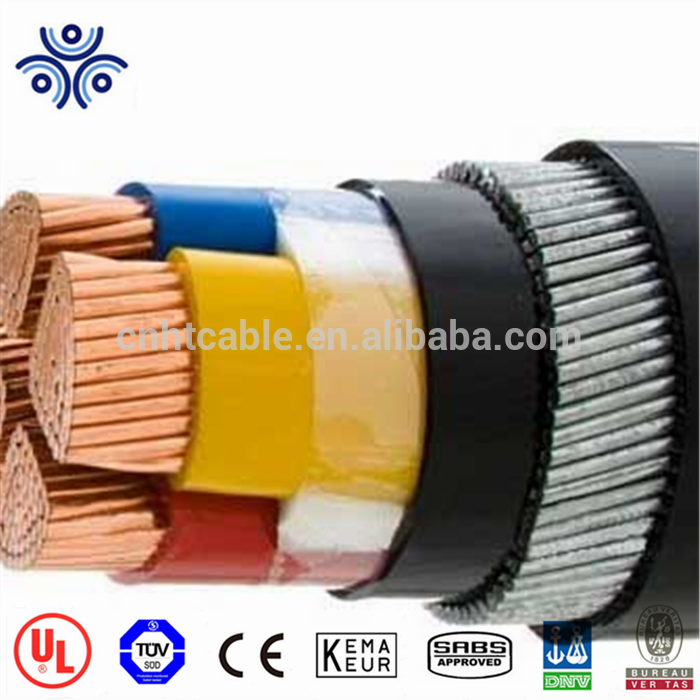 Copper conductor 50mm2 70mm2 XLPE armored power cable
