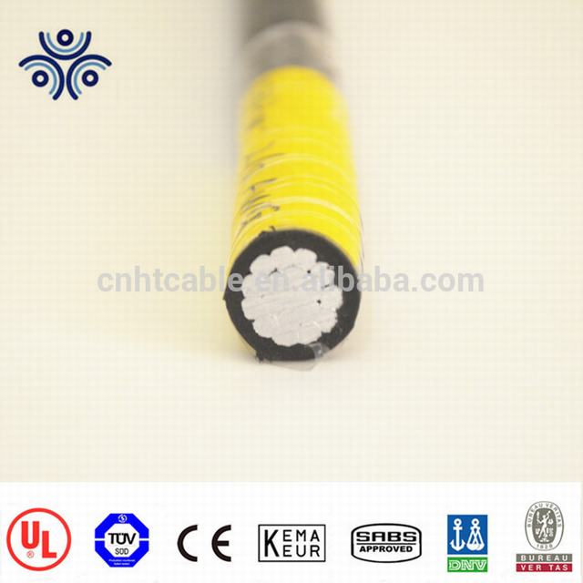 Entierro directo 700 MCM polietileno reticulado (XLP) Tipo de aislamiento XHHW-2 cable eléctrico