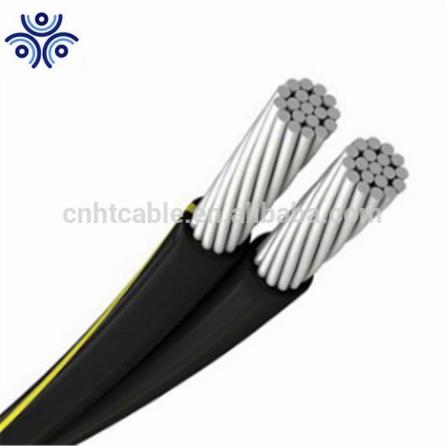 Duplex aluminum conductor Used for secondary distribution and underground service Type URD cable