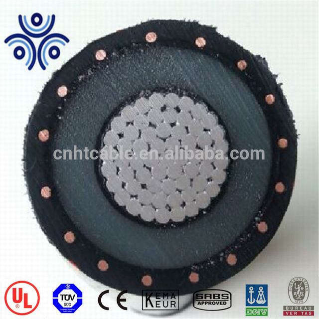 EPR/PVC Power Cable with Copper Tape Shield 15kV UL Type MV-105 133% Ins Level 220 Mils Power Cable