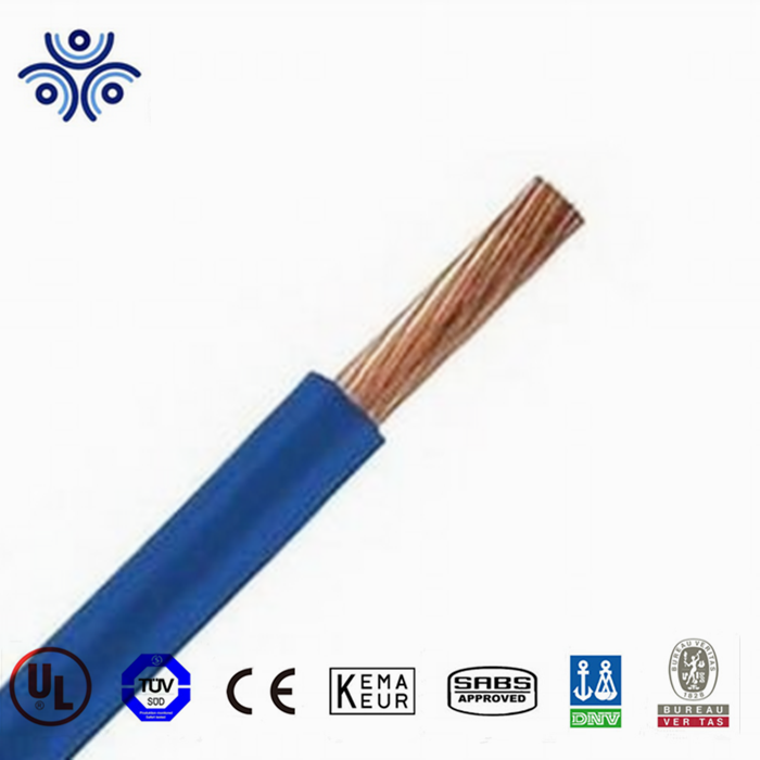 Huatong tipo 6AWG conductor de cobre MTW cable