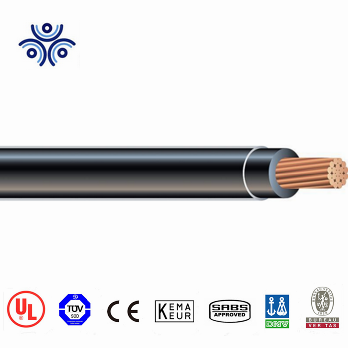 HUATONG TYPES UL Approved #4 COPPER CONDUCTOR MTW - Nylon Jacket - 600 Volts