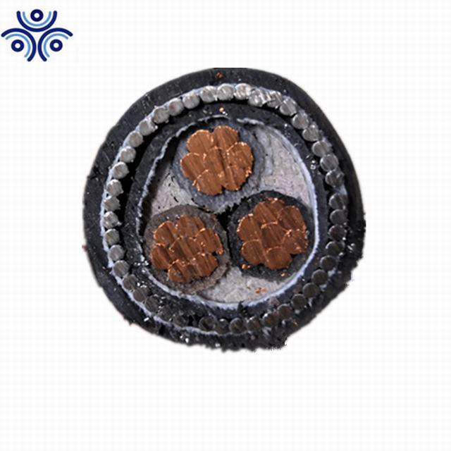 High performance 3 core 185mm2 xlpe armored power cable