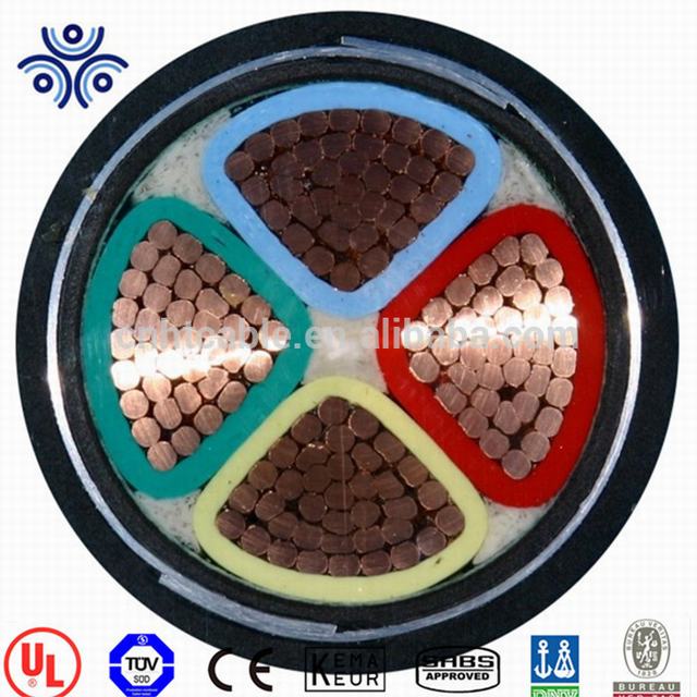 LV power cable copper conductor steel tape armoreed power cable for underground