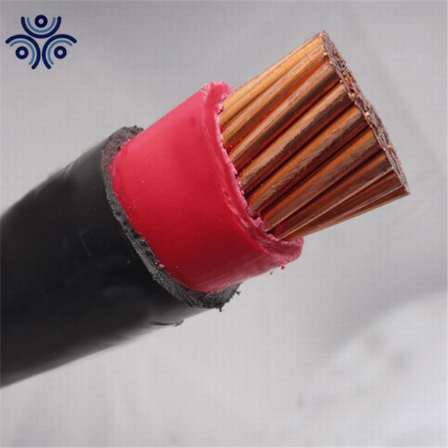 Низкое напряжение 1*500mm2 медный проводник изоляцией из сшитого полиэтилена кабель