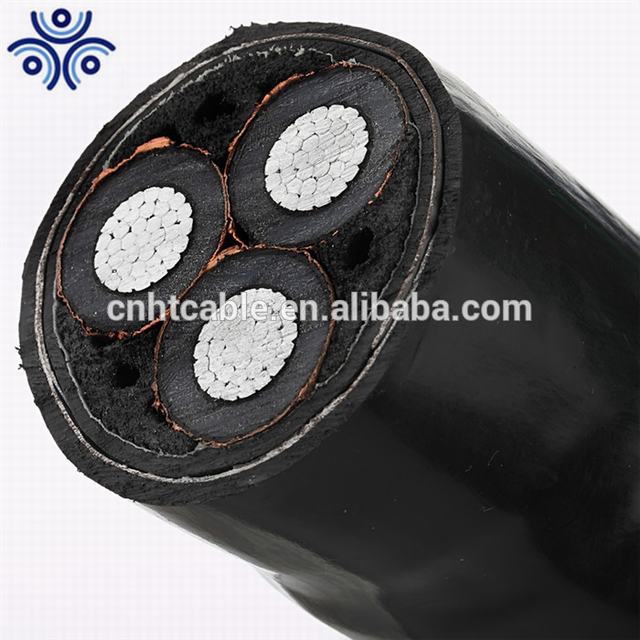 Medium Voltage XLPE Insulated 3 core 240mm2 steel tape armored electric cable