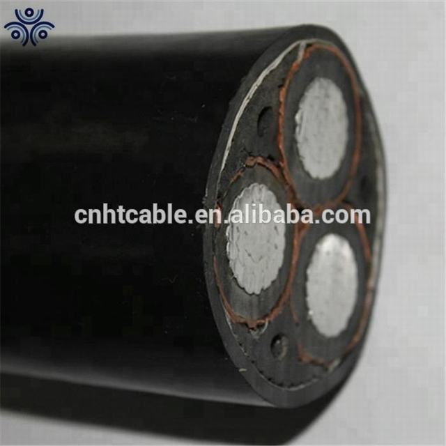 Medium Voltage XLPE Insulated 3 core aluminum conductor armoured cable