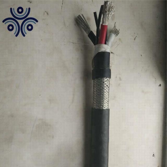 Metal wire braid shipboard cable with KR standard