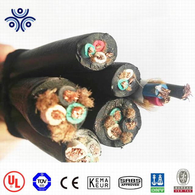 Rubber Jacketed 600v SOOW power cable