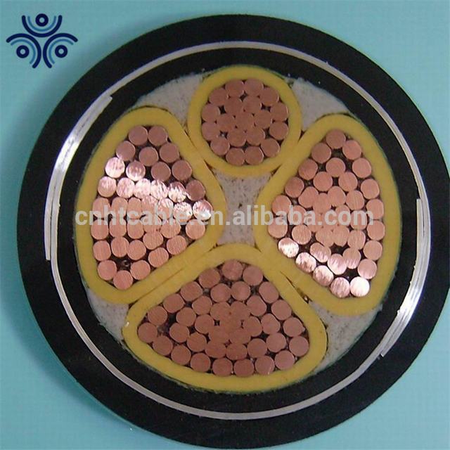Stranded copper conductor 120mm2 XLPE power cable