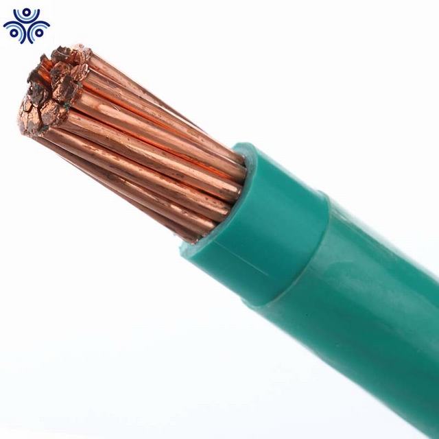 THHN fil d'isolation de PVC 14awg 12awg 10awg cuivre toronné fil électrique