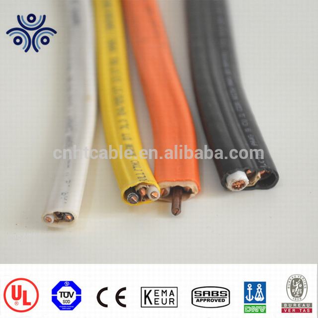 Тип NM-B 14/2AWG белый-металлик экранированный кабель