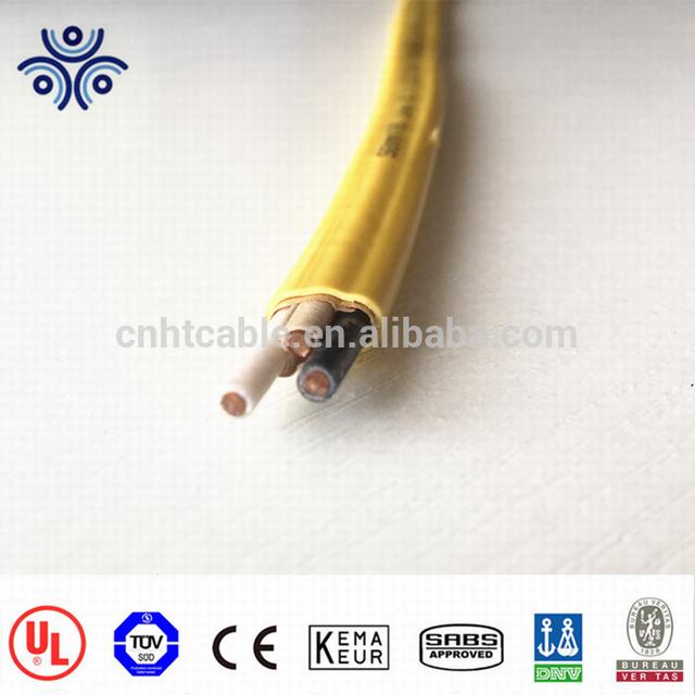 UL 719 600 Tension PVC Isolé avec en nylon transparent câble sous gaine Non métallique