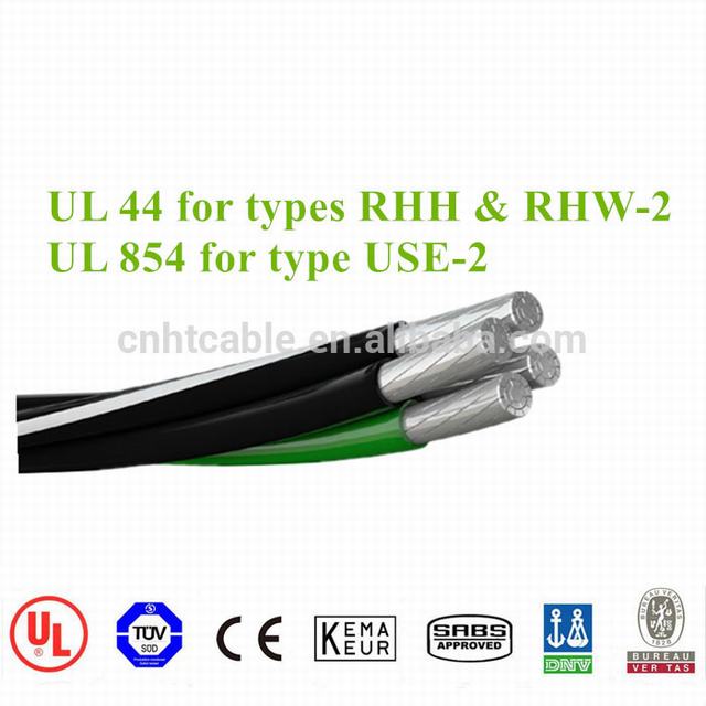 UL 854 standard type MHF câble avec isolation XLPE