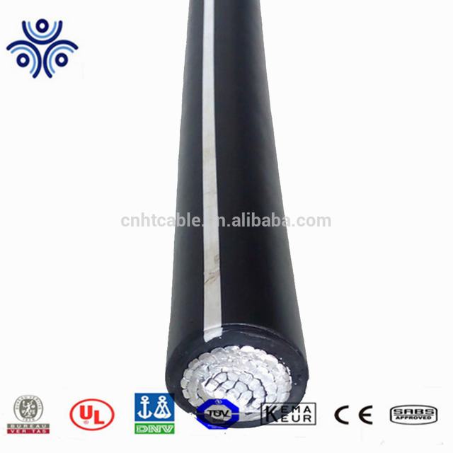 UL approved aluminum PV cable red black color -40 degree
