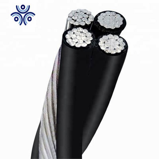 UL standard 4 core aluminum conductor xlpe insulation 600V URD cable