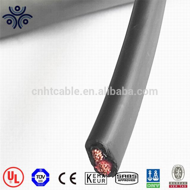 Estándar UL cobre trenzado conductor PVC/nylon con PVC de la DG cable