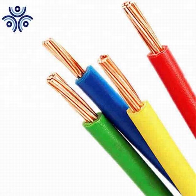 UL83 standard pvc insulated copper conductor 10 awg thw wire