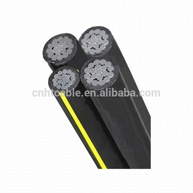Basse tension souterraine 600V noir XLPE isolation type URD Câble