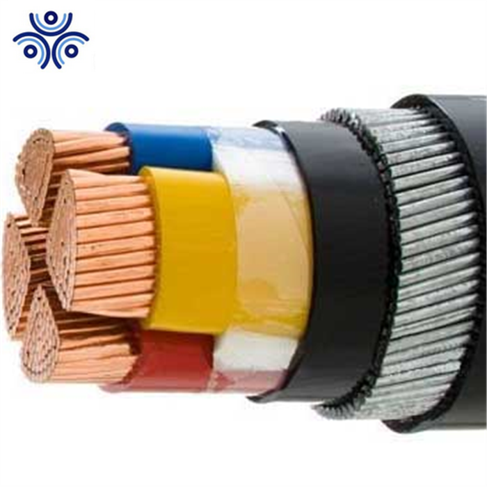 Underground power cable 4 core XLPE armored cable