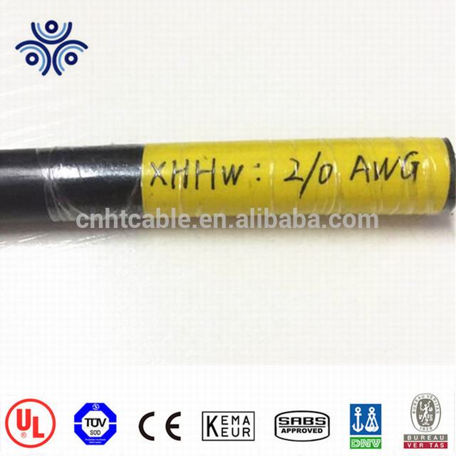 XHHW-2 copper conductor sunlight resistant building wire