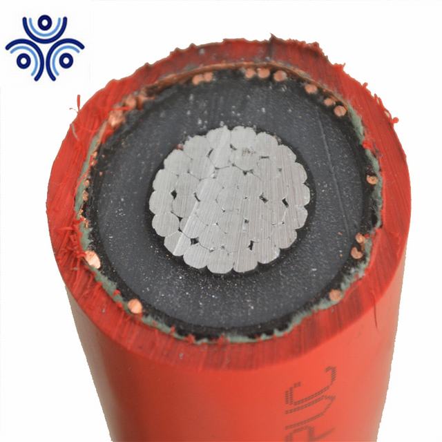 XLPE Insulated, Single Copper Conductor,Longitudinally Water-Tight, Shielded, PVC Jacket N2XS(F)2Y cable