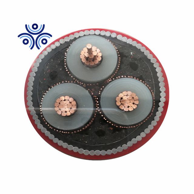 high voltage cable 3 core power cable 185mm2 copper xlpe electrical cable