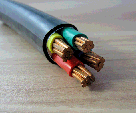 Basse tension pvc isolé câble d'alimentation multi-cœur non blindé câble d'alimentation à 4 conducteurs 10mm2 câble cuivre
