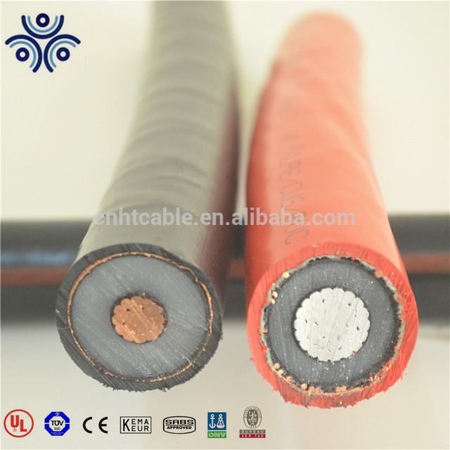 Un núcleo de cobre XLPE aislado con PVC oversheath N2XSY cable