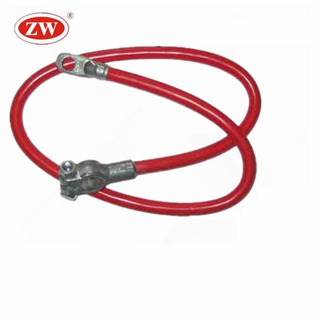 # 2AWG черный красный батарея кабель с терминала рифлёная