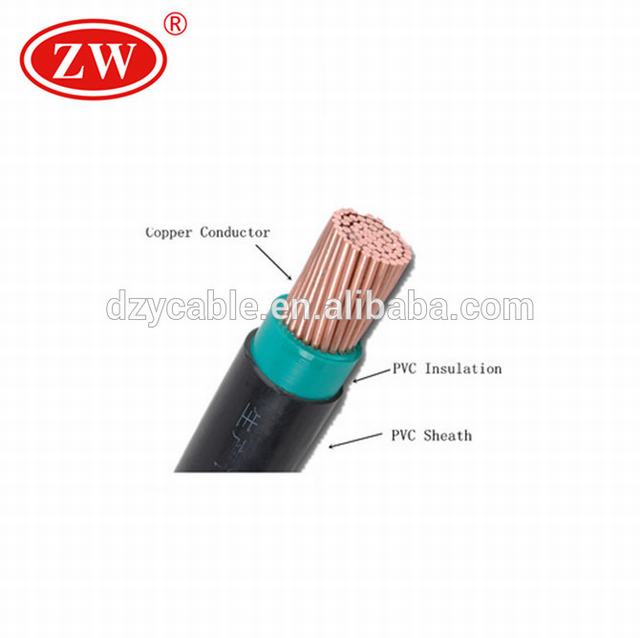 0,6/1 kv conductor de cobre NYY cable de alimentación