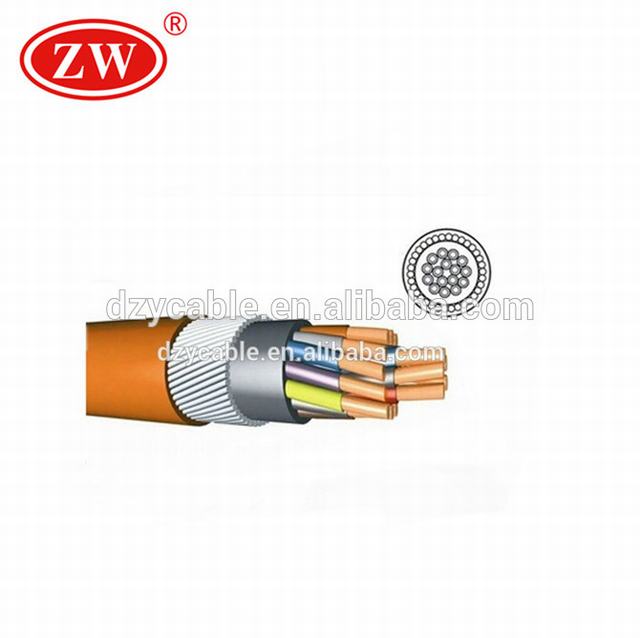 0.6 / 1KV tembaga pvc terisolasi kabel kontrol 