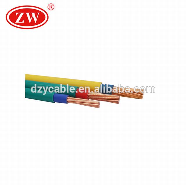 1,5 mm 2,5 mm 4 mm 6 mm PVC-isolierter Kupfergehäusedraht