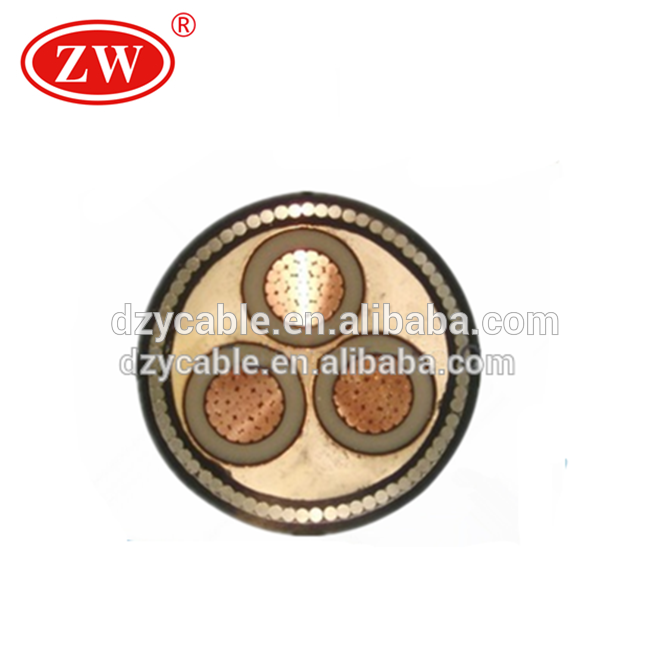 10 kv three cores 240mm2 armoured cable