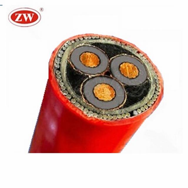 12 / 22kV 3-poliges 150 mm² Kupfer-Stromkabel