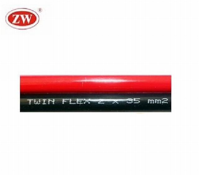 16mm 25mm Rood en Zwart Twin Platte Batterij Kabel