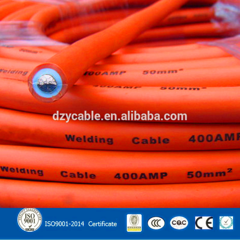 16mm2 35mm2 70mm2 laskabel, elektrische draad rubber ommanteld lassende kabel fleixble