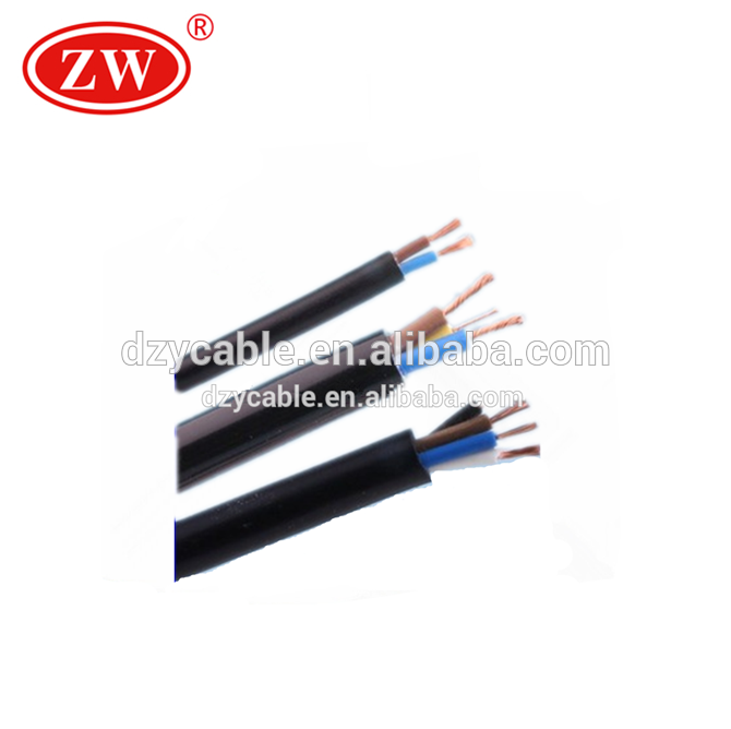 2/3/4 noyau RVV câble fabricant de fil, 1.5mm 2.5mm 3 fils de cuivre flexibles