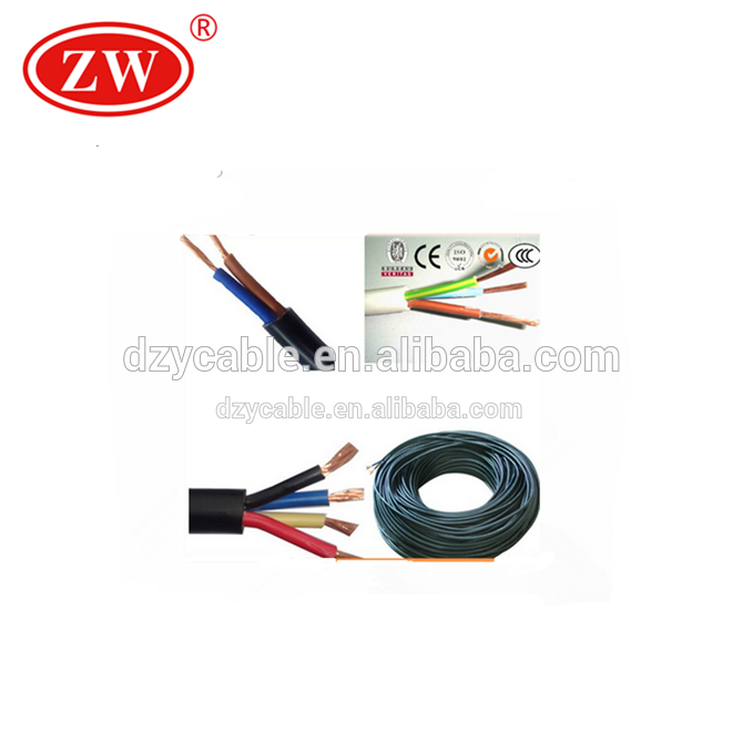 227 IEC 53 RVV pvc flexible con aislamiento 4 Core 0.75mm cable