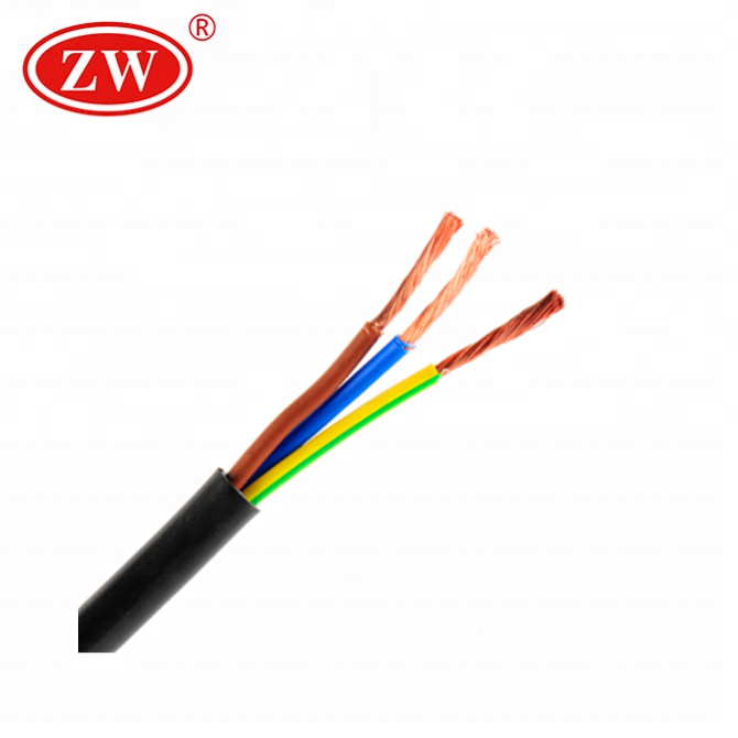 3 core 1.5mm2-35mm2 elektrische rubber kabel