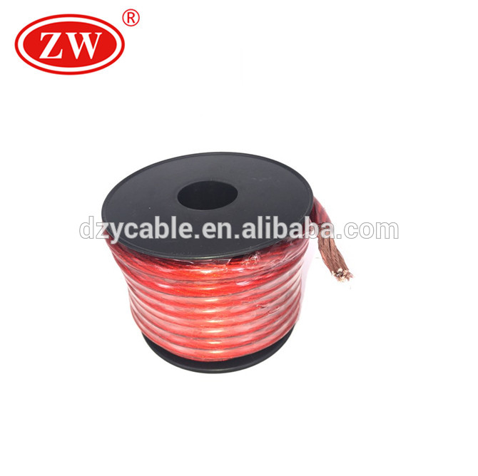 4 Gauge Красный Мощность провода кабель 4AWG аудиомагнитолы автомобильные наземный кабель