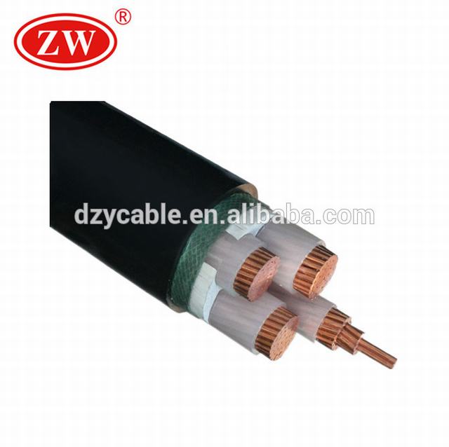 4 core Kabel Tembaga Konduktor Xlpe Tegangan Rendah Daya listrik
