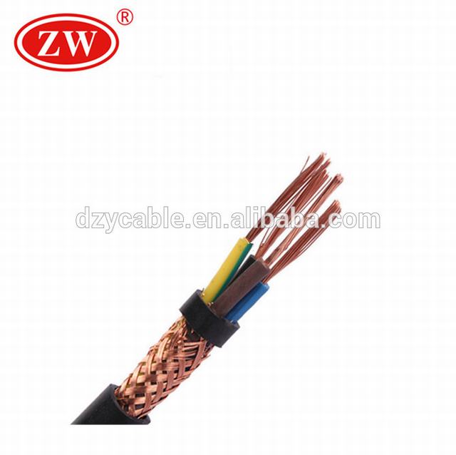 450/750v KVV KVVP KVVR flexible Shielded Control Cable 2.5mm