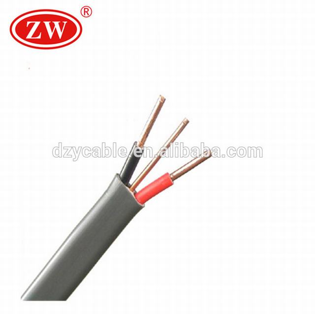 CE certificated cable 6242Y GREY flat twin and earth cable