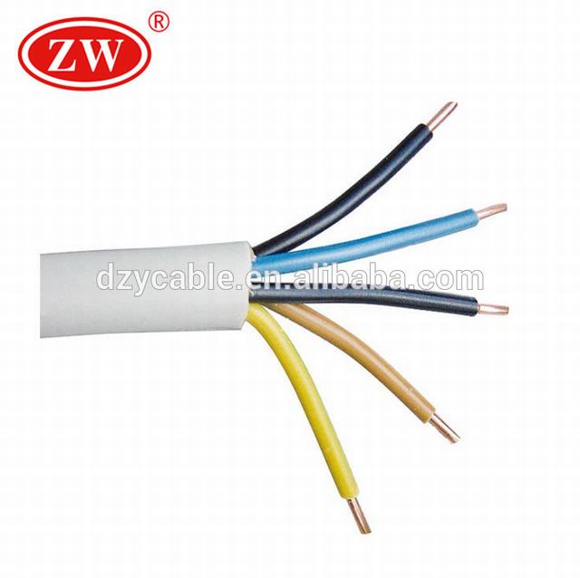 CE certification 5×1.5mm2,5×2.5mm2 NYM-J /NYM-O Cable