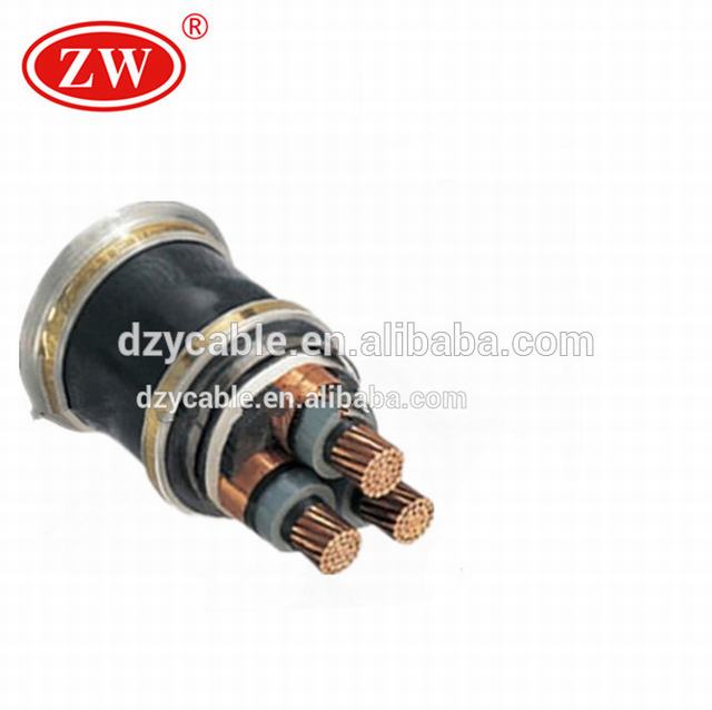 Cable Armoured High Voltage Electric Cable 35kv XLPE Insulated Steel Wire Armored Cable
