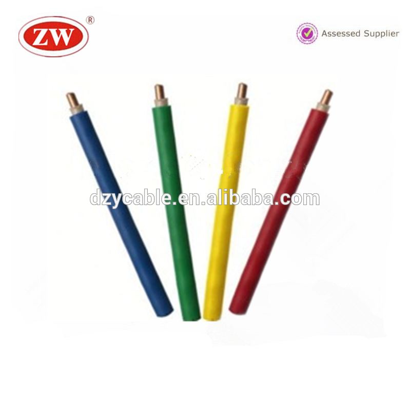 Code de couleur de fil électrique à résistance électrique de fil de cuivre avec DU CE